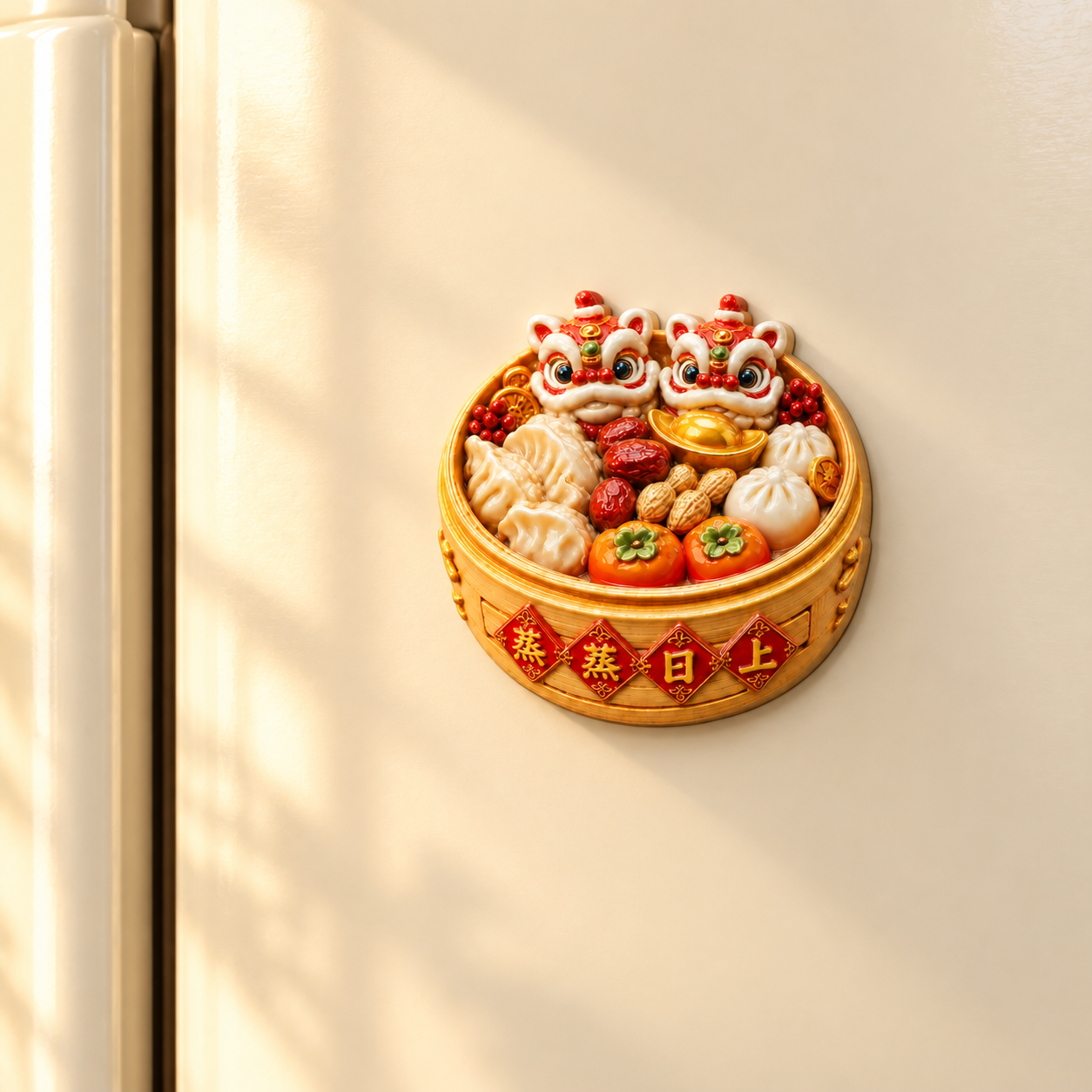 Chinese Heritage Lion Dance Magnet - Image 2