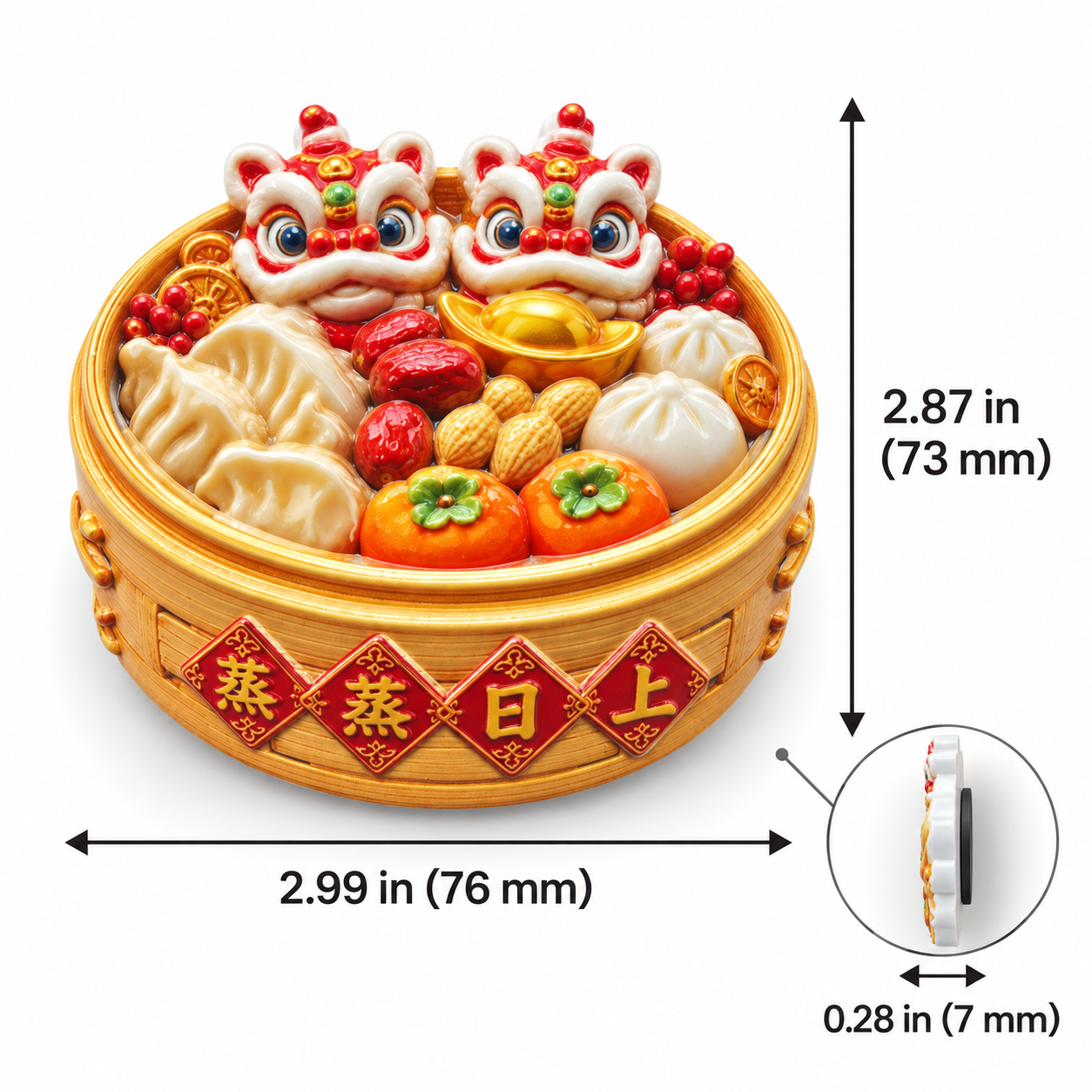 Chinese Heritage Lion Dance Magnet - Image 4