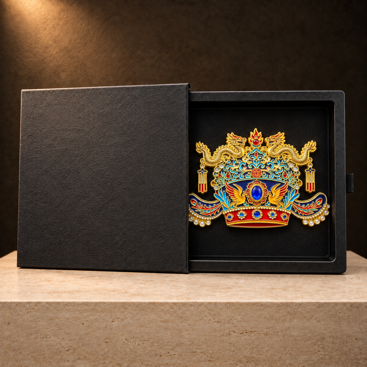 Chinese Heritage Phoenix Crown Magnet - Image 3